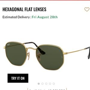 Ray ban HEXAGONAL FLAT LENSES